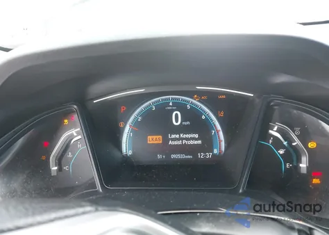 2019 Honda Civic Lx z USA, uszkodzony, nr VIN 19XFC2F62KE033374